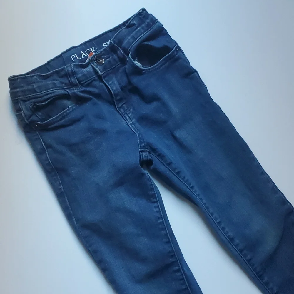 The Children's Place Blue Wash Straight Jeans-7